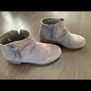 Faux Suede Girls Booties